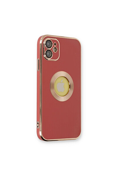 NewFace متجر حافظات ايفون 12 سيليكون - أحمر