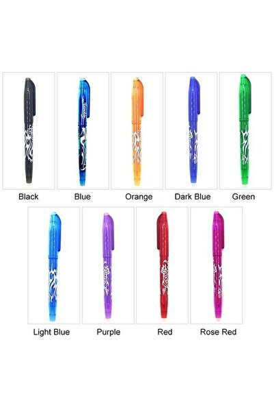 Generic 9-Piece Erasable Bullet Neutral Pen Set Multicolour