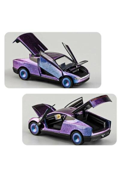 OEM Tesla Robotaxi Metal Car, Sounds, Lights, Doors Open, Chameleon Blue, 19cm