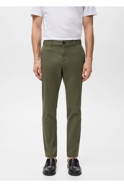 MANGO Man Prato Chino tapered cropped pantolon