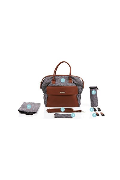 ABC Design Jetset Changing Bag Graphite Grey - ABC-Design