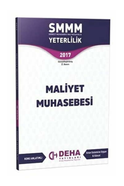 Deha Yayınları Smmm Yeterlilik Maliyet Muhasebesi Kolektif