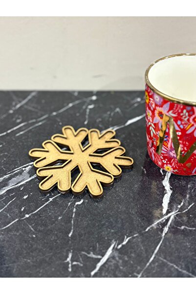 M&T WORKSHOP 10'lu Paket Ahşap Boyama Mozaik Süsleme Bardak Altlığı Boyama Se...