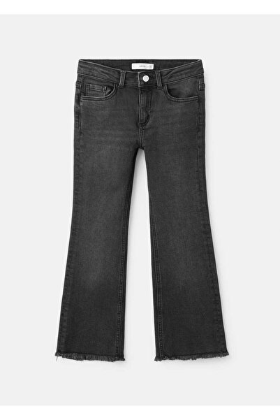 MANGO Kids Dikişsiz flare jean pantolon