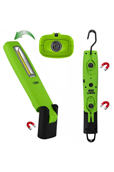 JBM Lanterna Magnetica Portabila Cu Baza Articulata 300 Lm