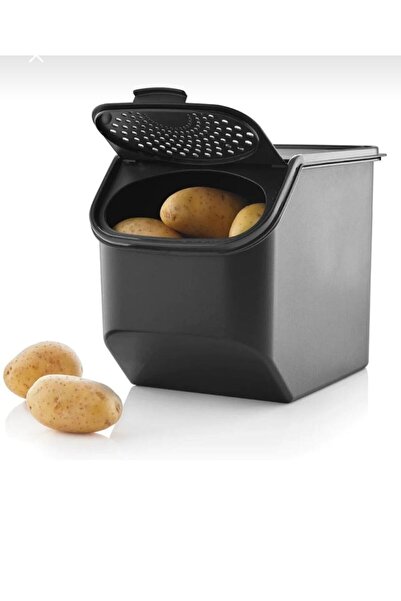 Tupperware حاوية تخزين البطاطس والخضروات في المخزن