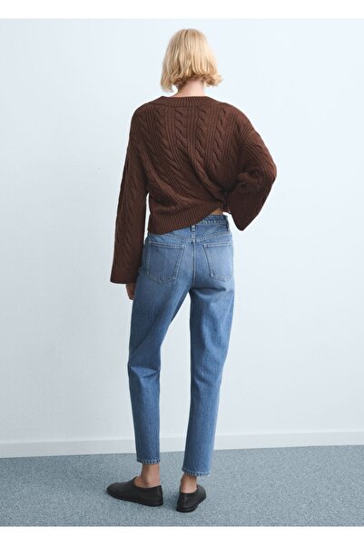 MANGO Woman Mom2000 yüksek belli mom jean pantolon