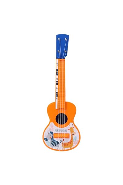 Toy Toy Toy Toy Guitar for Children - Ukulele, Musical Instrument, Orange