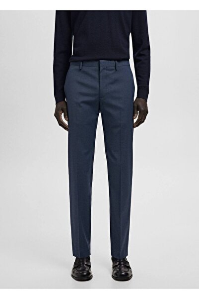 MANGO Man Süper slim fit streç kumaştan kumaş pantolon