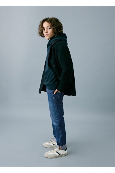 MANGO Kids Paçaları kıvrık jean