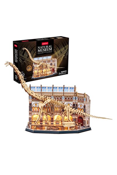 Cubic Fun CubicFun - 3D LED Puzzle History Museum Brachiosaurus, 217 pieces