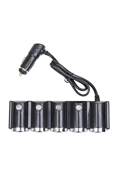 PNI Incarcator Auto Lighter 04 Cu 4 Iesiri Bricheta 12V/24V Si 2 Iesiri Usb (...