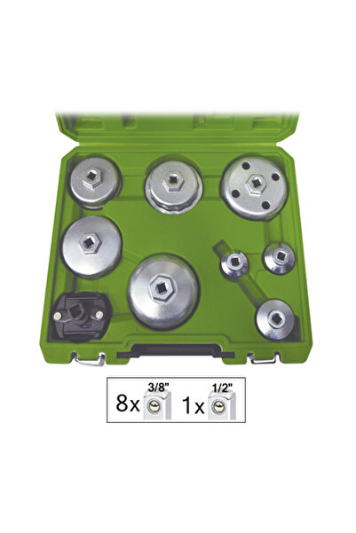 JBM Set De 9 Extractoare Pt. Filtru De Ulei