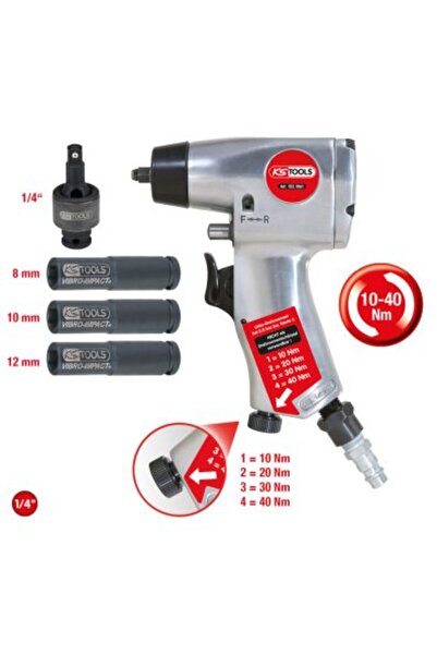 KS Tools Set Surubelnite Cu Vibratii 1/4 Pentru Bujii Incandescente. 5 Piese