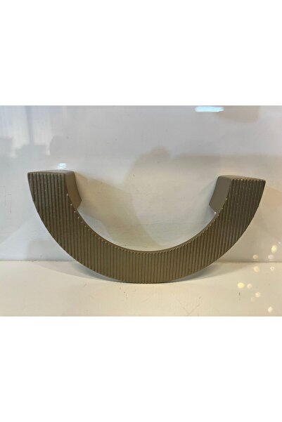 Taşkın Aksesuar Striped Half Moon Metal Handle 96mm Bonj Cabinet Door Tv Unit Modern Drawer Furniture Nightstand Console