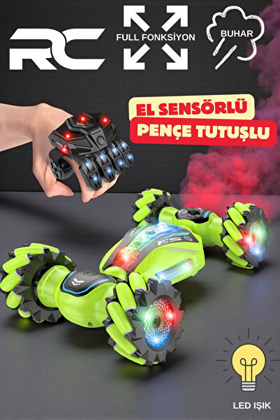 TRENDZONE Uzaktan Kumandalı Full Fonksiyon Şarjlı Müzikli Pençe El Sensörlü A...
