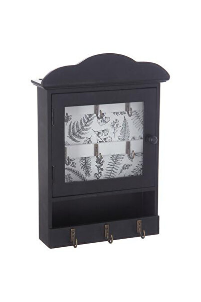 Other DULAP CHEI negru 9 CÂRLIGE sticlă, metal și MDF
