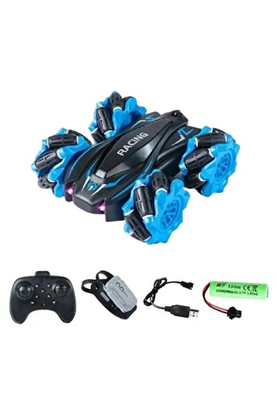 Toy Toy Toy Mașină de cascadorii cu telecomandă și gesturi 18x7x28 cm – Albastră