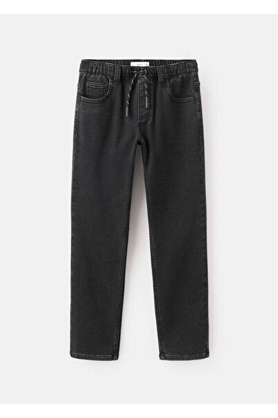 MANGO Kids Kordonlu comfy jean pantolon