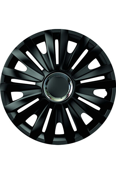 Mega Drive Set Capace Roti 16` Negre Cu Inel Cromat Royal