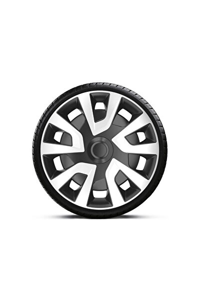 Mega Drive Set of Wheel Covers 15` Silver Revo Van