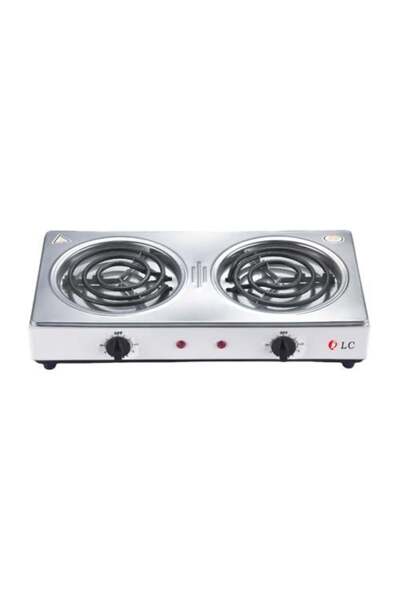 DLC Electric spiral stove with two burners