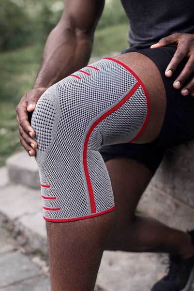 Perafit 1 Piece Knitted Sports Knee Brace – Breathable Compression Support, Non-Slip, Pain-Relieving Knee Protector