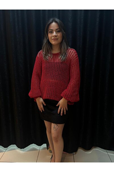 Elit Butik Hand-Knitted Fishnet Sweater
