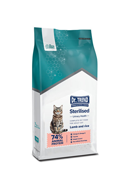 Dr.Trend Premium Sterilised hrana pentru pisici sterilizate - Miel si orez, 7kg