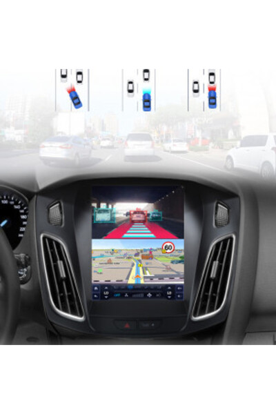 NAVI-ABC Tesla-Style Navigation for Ford Focus 3 (2011-2019) - 9.7 inch, 4 GB RAM, 64 GB, Octa-Core, 4G