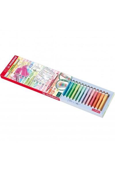 Stabilo Evidențiatoare pastel Swing Cool, set 18 culori