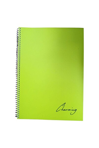 Tokaç أ4 بي بي. دفتر ملاحظات حلزوني 72 ورقة مسطح طراز TOK-170-أخضر