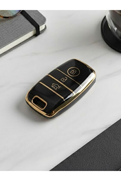 BİVİUM غطاء مفتاح نانو بثلاثة أزرار لسيارات كيا سبورتاج وريو وسييد وسول وسوري...