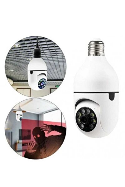 Super CAMERĂ DE SUPRAVEGHERE WIFI 360° SMART CU SOCLU E27