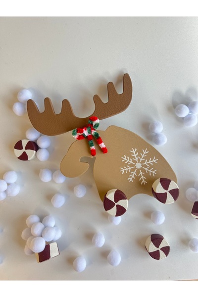 Gra Baby Accessories Wooden Toy Car Christmas Reindeer