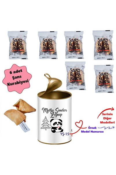 E-Hediyeci Kişiye Özel İlginç Konsept Hediye Kutu - 6 Adet Sürpriz Mesajlı Şans Kurabiyesi