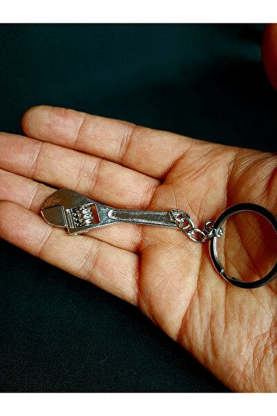 MRYart Functional Wrench Shaped Keychain