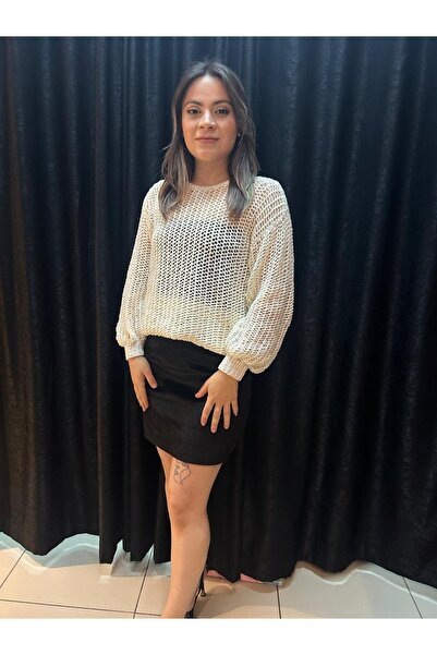 Elit Butik Hand-Knitted Fishnet Sweater