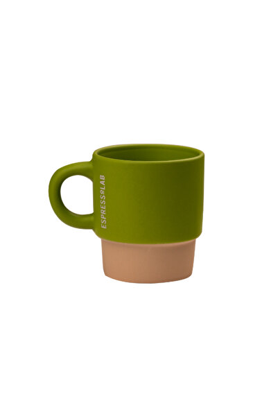 Espressolab Light Green Stoneware Espresso Cup No:107 – 120 ml Ceramic Espresso Cup