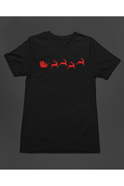 Bumeta Πρωτοχρονιάτικο μπλουζάκι με σιλουέτα Άγιου Βασίλη Άγιος Βασίλης με τύ...