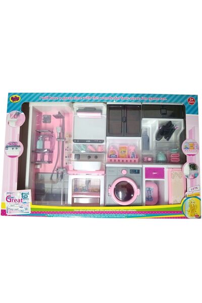 oydaş oyuncak مجموعة حمام من 4 قطع في صندوق أوي داش