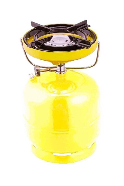 CAMPING FAMILY موقد قابل لإعادة التعبئة للسفر والرحلات 1 كجم مع رأس موقد