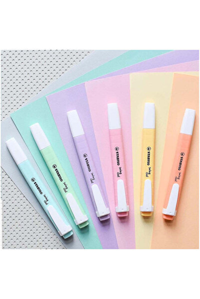 Stabilo Swing Cool Pastel Highlighter, 6 colors / set