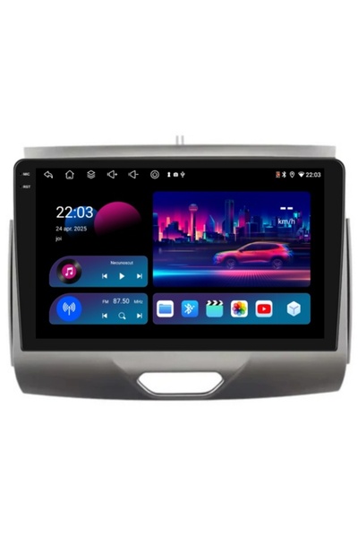 Piloton Navigation for Ford Ranger (2015-2022) 9" 4GB/64GB Octa‑Core