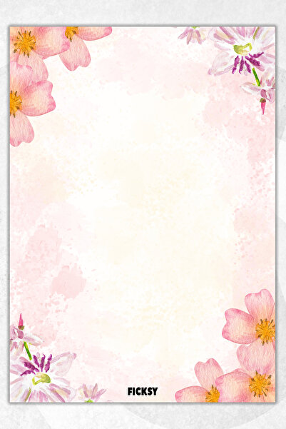 Ficksy دفتر ملاحظات A5 بدون خطوط - 50 ورقة - مذكرة - دفتر ملاحظات - ورق ملاحظات