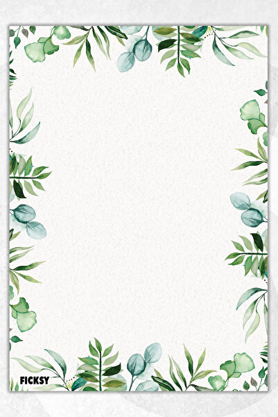 Ficksy دفتر ملاحظات A5 بدون خطوط - 50 ورقة - مذكرة - دفتر ملاحظات - ورق ملاحظات