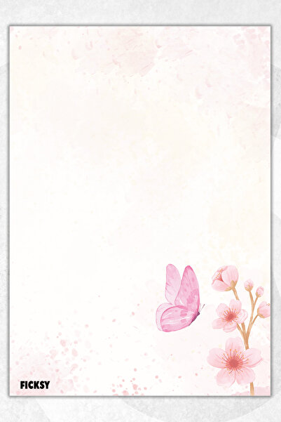 Ficksy دفتر ملاحظات A5 بدون خطوط - 50 ورقة - مذكرة - دفتر ملاحظات - ورق ملاحظات