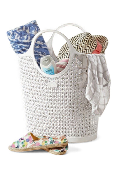 Milenay Silicone Flexible Multi-Purpose Basket, Bag Organizer, Suitable for Indoor and Outdoor Use