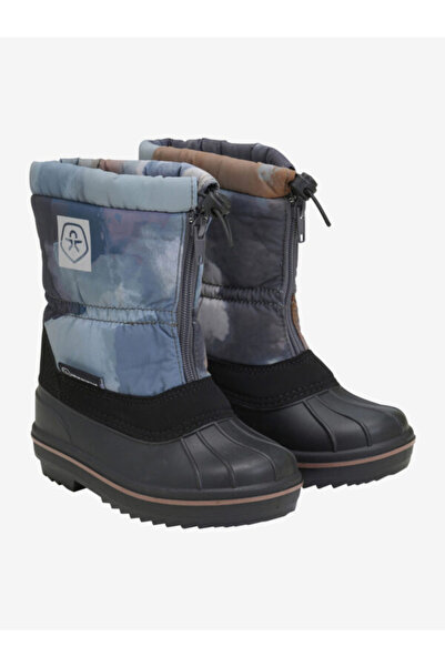 Color Kids Waterproof children's winter boots with print and wool lining, Col...