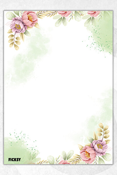 Ficksy دفتر ملاحظات A5 بدون خطوط - 50 ورقة - مذكرة - دفتر ملاحظات - ورق ملاحظات